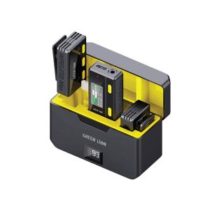 میکروفن یقه ای دوتایی تایپ C گرین لاین مدل Wireless Microphone با ریموت کنترل