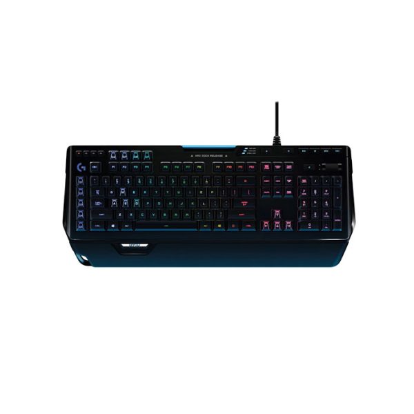 کیبورد گیمینگ مکانیکال سیمی لاجیتک مدل G910 ORION در رنگ بندی مشکی است.
