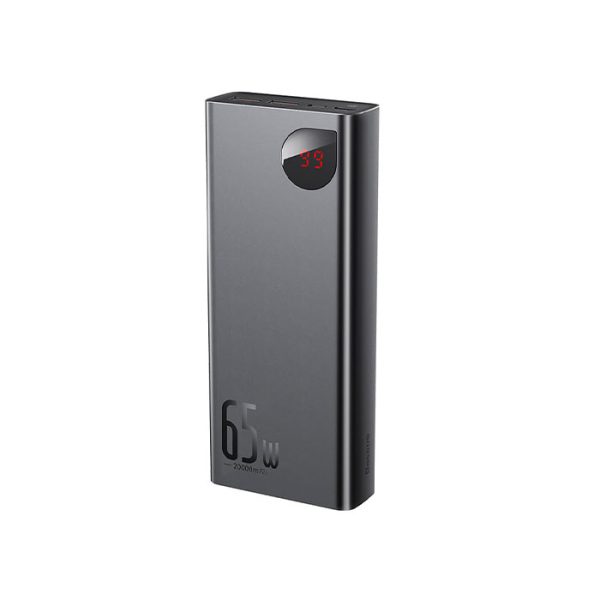 پاوربانک 20000mAh 65W بیسوس مدل Adaman PPIMDA-D01 در رنگ بندی مشکی می باشد.