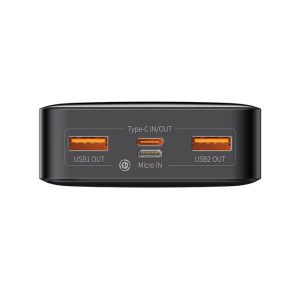 پاوربانک 20000mAh بیسوس مدل Bipow PPDML-M01 دارای 3 پورت خروجی می باشد.