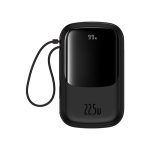 پاوربانک 20000mAh بیسوس مدل +Qpow Pro با کابل تایپ C 36 پاوربانک 20000mAh بیسوس مدل +Qpow Pro با کابل تایپ C در رنگ بندی مشکی است.