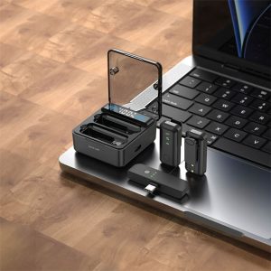 میکروفن دوتایی گرین لاین مدل 2in1 Microphone GN2N1MCTYC با رابط تایپ C می باشد.