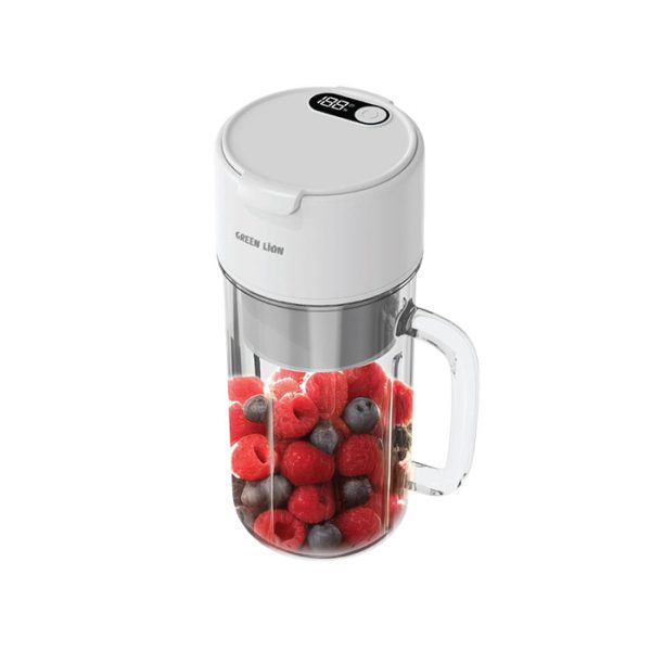 مخلوط کن قابل حمل گرین لاین مدل Blender Mug 2 در رنگ بندی سفید می باشد.