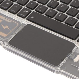 ست موس و کیبورد بی سیم گرین لاین مدل Transparent Duo دارای تاچ پد می باشد.