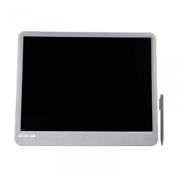 تخته هوشمند 15 اینچی گرین لاین مدل Digital Writing Pad GNWPAD15 در رنگ بندی خاکستری است.