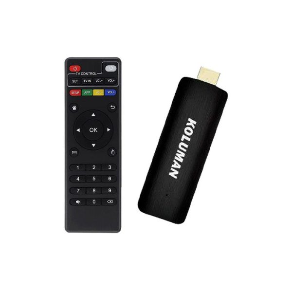 اندروید باکس کلومن مدل TV Box Mini در رنگ بندی مشکی است.