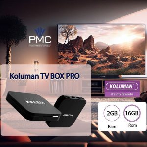 اندروید باکس کلومن مدل TV Box PRO دارای پردازنده مرکزی 4 هسته ای است.