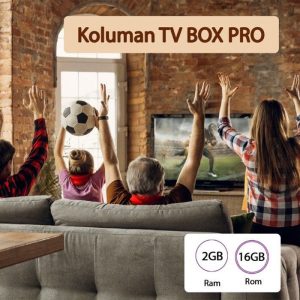 اندروید باکس کلومن مدل TV Box PRO دارای سیستم عامل اندروید 10 است.