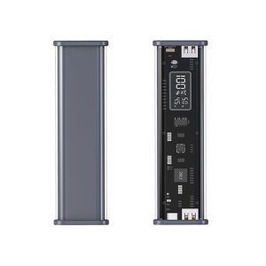 پاوربانک 20000mAh ترنسپرنت کلومن مدل KP-030 دارای طراحی ترنسپرنت می باشد.