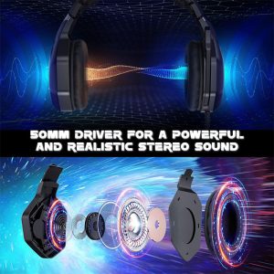هدست سیمی گیمینگ RGB اونیکوما مدل K10 PRO دارای درایور 50 میلی متری می باشد.