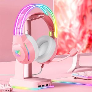 هدست سیمی گیمینگ اونیکوما مدل X26 دارای طراحی زیبا است.