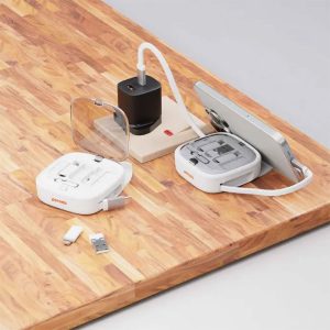 کیت شارژ چند کاره پرودو مدل Data and Charge PD-6N1CK60W با کابل جمع شونده است.