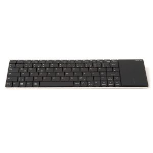 کیبورد بی سیم رپو مدل E2710 با طراحی بسیار باریک است.