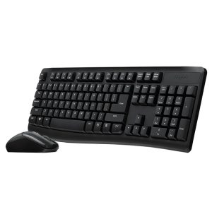 ست موس و کیبورد بی سیم رپو مدل X1800PRO با کیبورد طراحی کامل است.