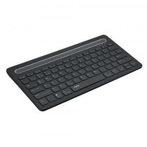 کیبورد بی سیم رپو مدل XK100 بدون قسمت num pad است.