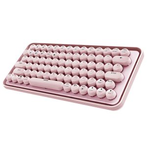 کیبورد بی سیم مکانیکال رپو مدل Ralemo Pre 5 دارای نور پردازی LED می باشد.