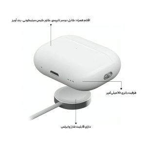 هندزفری بلوتوثی سی بای مدل C1 Pro 2 Lite دارای قابلیت شارژر بی سیم می باشد.