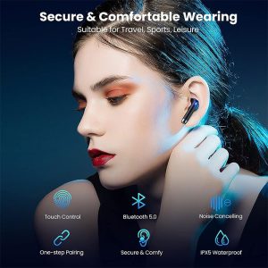 هندزفری بلوتوثی سی بای مدل C2 دارای طراحی ارگونومیک می باشد.