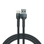 کابل شارژ USB به تایپ C سی بای مدل K1-C به طول 1 متر 19 کابل شارژ USB به تایپ C سی بای مدل K1-C به طول 1 متر و رنگ بندی مشکی است.