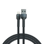 کابل شارژ USB به لایتنینگ سی بای مدل K1-i به طول 1 متر 18 کابل شارژ USB به لایتنینگ سی بای مدل K1-i به طول 1 متر و رنگ مشکی است.