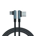 کابل شارژ 90 درجه USB به تایپ C سی بای مدل K2-C به طول 1 متر 16 کابل شارژ 90 درجه USB به تایپ C سی بای مدل K2-C به طول 1 متر در رنگ بندی مشکی است.