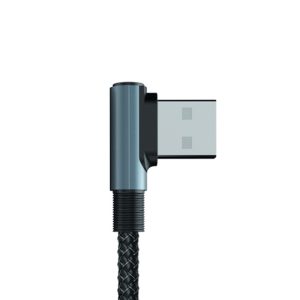 کابل شارژ 90 درجه USB به تایپ C سی بای مدل K2-C به طول 1 متر دارای خم 90 درجه در رابط USB می باشد.