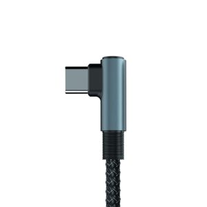 کابل شارژ 90 درجه USB به تایپ C سی بای مدل K2-C به طول 1 متر با انعطاف پذیری بالا است.