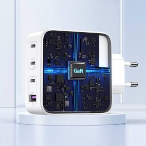 شارژر دیواری 100 وات GaN یوگرین مدل CD226 15337 Nexode با تکنولوژی ساخت گالیم نیترید می باشد.