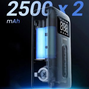 کمپرسور باد یوگرین مدل CD259 15951 دارای باتری لیتیومی می باشد.