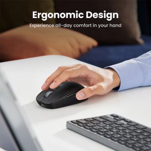 موس بی سیم گیمینگ یوگرین مدل MU103 دارای طراحی ارگونومیک می باشد.