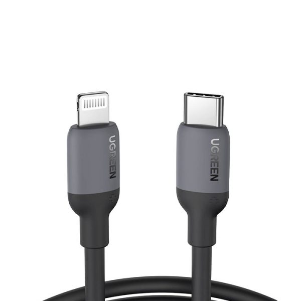 کابل Type-C به Iphone Lightning یوگرین مدل 20304 US387 در رنگ بندی مشکی می باشد.