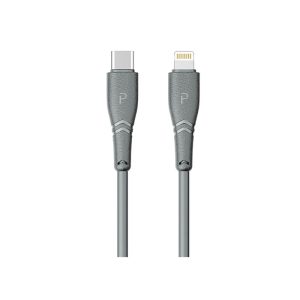 کابل شارژر تایپ C به لایتنینگ 27W پاوا مدل PW-12PVC27CL به طول 1.2 متر