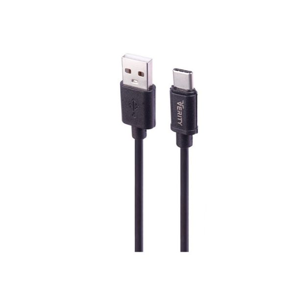 کابل USB به تایپ سی Verity مدل CB3150T سازگار با فناوری شارژ سریع (Fast Charging) برای دستگاه‌هایی که این قابلیت را دارند.