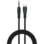 کابل مبدل صدای 3.5 میلی متری به تایپ C پاوا مدل NYLON BRAIDED