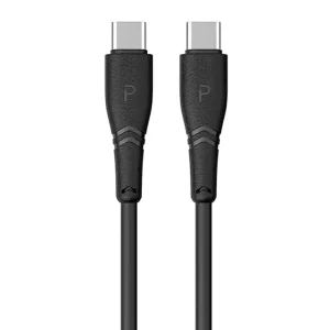 شارژر فندکی خودرو 48W پاوا مدل PW-CC48QCT به همراه کابل تایپ C