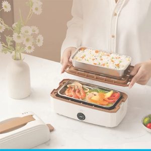 ظرف غذا 1 لیتری پاوا مدل PW-VELVC1L-WHCF با قابلیت کنترل کننده دمای ثابت برای توزیع یکنواخت گرما