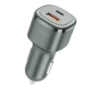 شارژر فندکی 50W خودرو پاوا مدل PW-CC50QC Solid