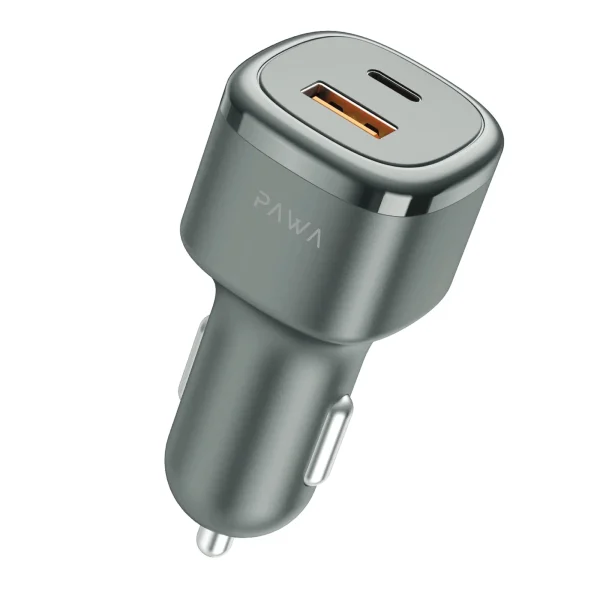 شارژر فندکی 50W خودرو پاوا مدل PW-CC50QC Solid