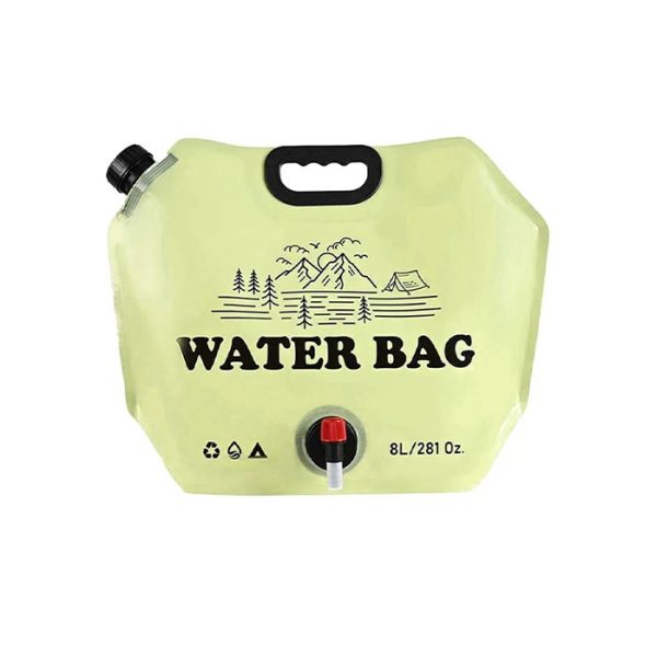 کلمن تاشوی کمپینگ 8 لیتری WATER BAG ا ظرفیت 8 لیتری، این کلمن برای تامین آب مورد نیاز در کمپینگ.