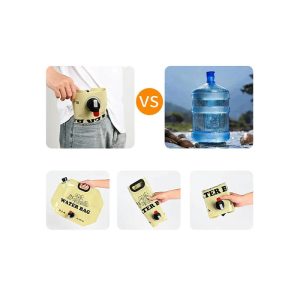 کلمن تاشوی کمپینگ 8 لیتری WATER BAGساخته شده از مواد پلاستیکی مقاوم و بدون BPA برای محیط زیست ایمن است.