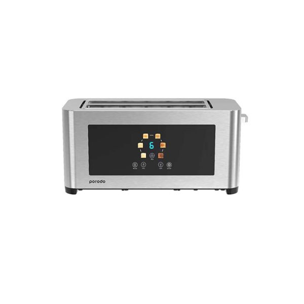 توستر 4 اسلایس پرودو مدل PD-LFST002 حالت نان تست عمیق برای رنگ قهوه ای طلایی و حالت نان تست روشن برای نتیجه ای سبک تر و ظریف.