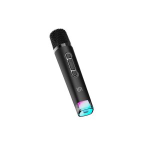 اسپیکر و میکسر صوتی پرودو مدل Audiolink PD-ST21MIX به همراه میکروفن بی سیم می باشد.
