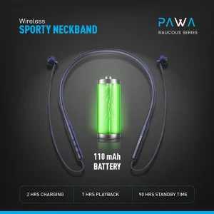 هندزفری گردنی بلوتوثی پاوا مدل PW-RS11