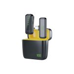 میکروفن یقه ای تایپ c گرین لاین مدل GM-65X حتی در محیط‌های شلوغ، صدایی کاملاً واضح ضبط کنید.