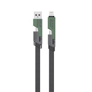 کابل شارژ USB به لایتنینگ ، تایپ C گرین لاین مدل GN2IN2BRC