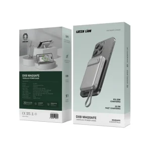 پاوربانک مگ سیف 10000mAh گرین لاین مدل DXB