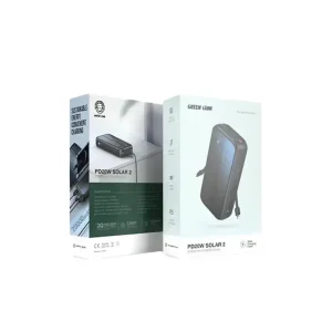 پاوربانک 20000mAh گرین لاین مدل Solar 2 GNPDSOLPB16 با پنل خورشیدی