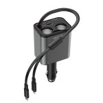 شارژر فندکی 90W گرین لاین مدل MULTIPORT GL-CC07 12 شارژر فندکی 90W گرین لاین مدل MULTIPORT GL-CC07 طراحی جمعوجور و مقاوم برای استفاده در سفر.