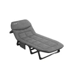 تخت تاشو کمپینگ گرین لاین مدل FOLDABLE CAMPING 34 تخت تاشو کمپینگ گرین لاین مدل FOLDABLE CAMPING ایههای ضدلغزش آن تعادل را در سطوح ناهموار حفظ میکنند.