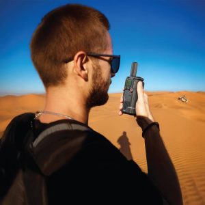 بی سیم واکی تاکی گرین لاین مدل GPX600 پک 2 تایی صفحه‌نمایش فسفر شفاف آن، حتی در نور کم، به راحتی خوانده می‌شود.